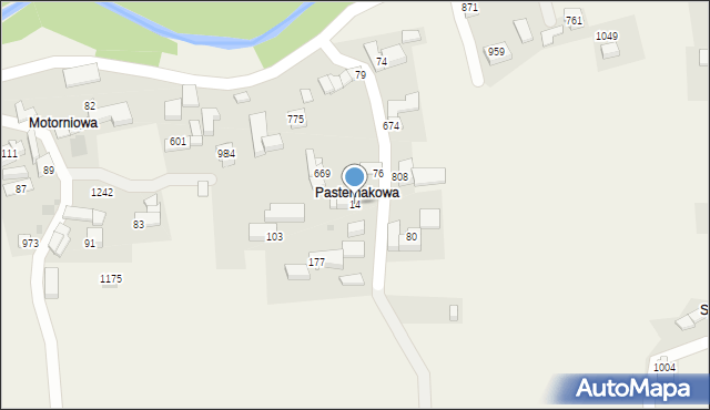 Sidzina, Sidzina, 14, mapa Sidzina