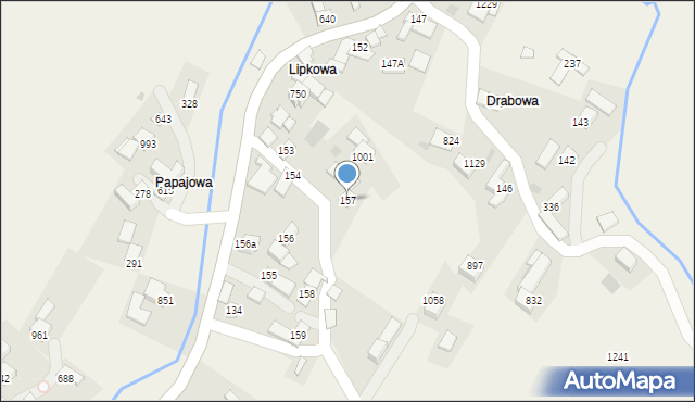 Sidzina, Sidzina, 157, mapa Sidzina