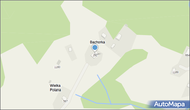 Sidzina, Sidzina, 292, mapa Sidzina