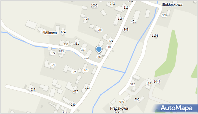 Sidzina, Sidzina, 357, mapa Sidzina