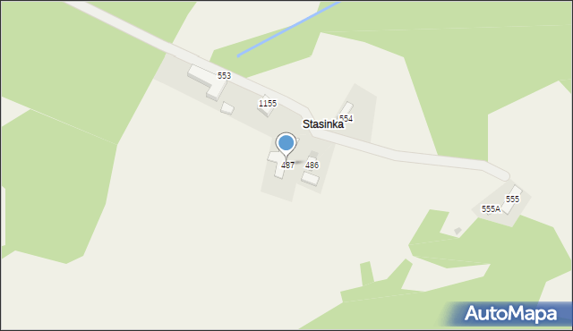 Sidzina, Sidzina, 487, mapa Sidzina