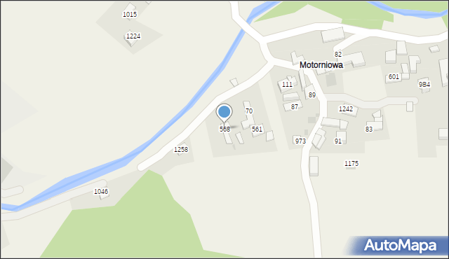 Sidzina, Sidzina, 568, mapa Sidzina