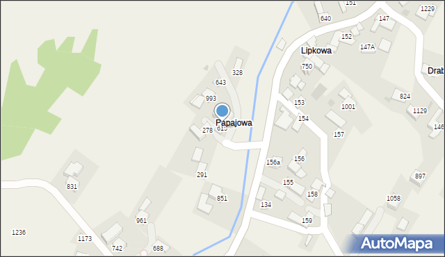 Sidzina, Sidzina, 615, mapa Sidzina