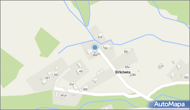 Sidzina, Sidzina, 694, mapa Sidzina