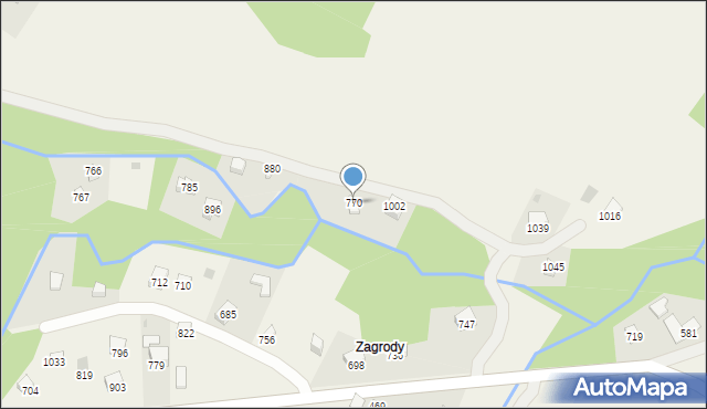 Sidzina, Sidzina, 770, mapa Sidzina