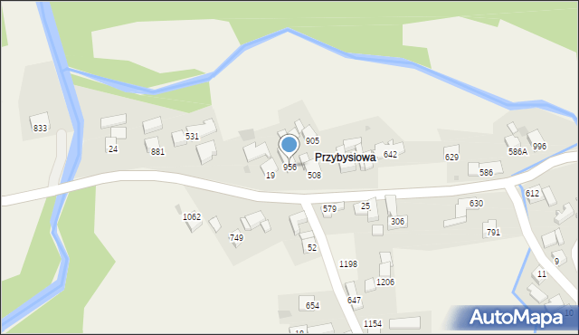 Sidzina, Sidzina, 956, mapa Sidzina