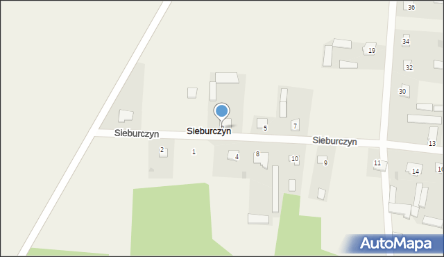Sieburczyn, Sieburczyn, 3, mapa Sieburczyn