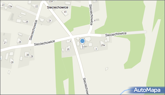 Sieciechowice, Sieciechowice, 2, mapa Sieciechowice