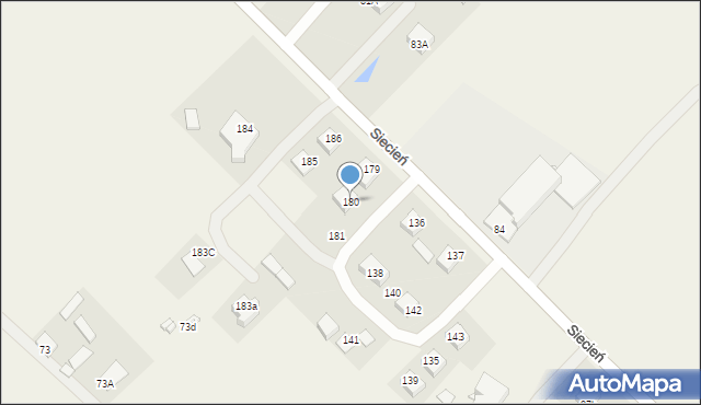 Siecień, Siecień, 180, mapa Siecień