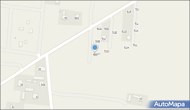 Siedlątków, Siedlątków, 50C, mapa Siedlątków