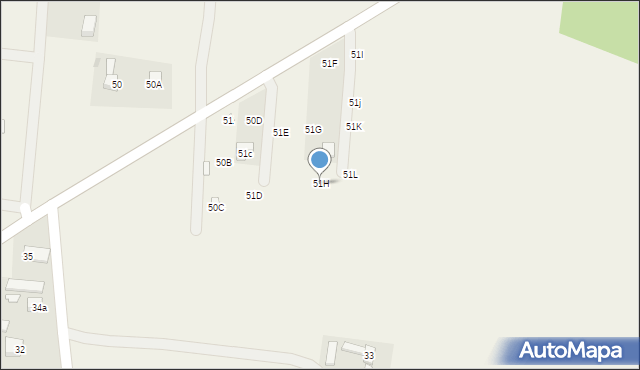 Siedlątków, Siedlątków, 51H, mapa Siedlątków