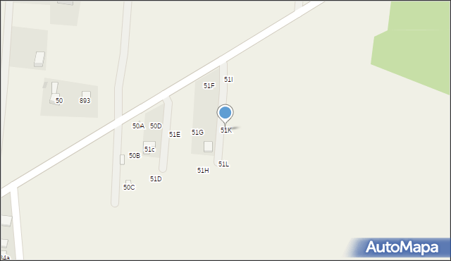 Siedlątków, Siedlątków, 51K, mapa Siedlątków