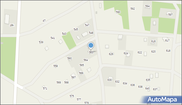 Siedlątków, Siedlątków, 563, mapa Siedlątków