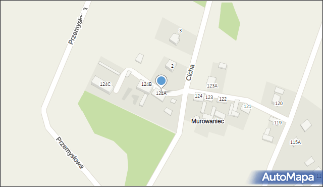 Siedlce, Siedlce, 124A, mapa Siedlce