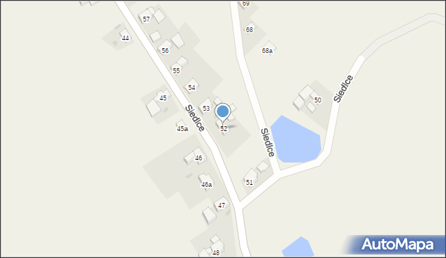 Siedlce, Siedlce, 52, mapa Siedlce