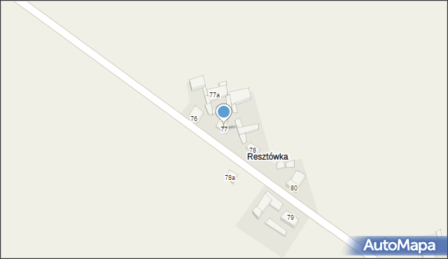 Siedlec, Siedlec, 77, mapa Siedlec