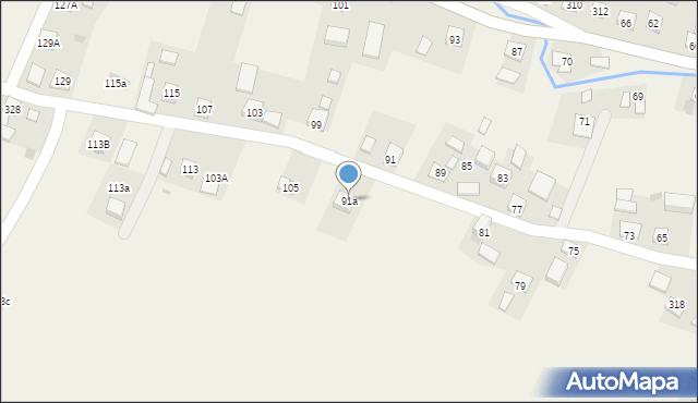 Siedleczka, Siedleczka, 91a, mapa Siedleczka