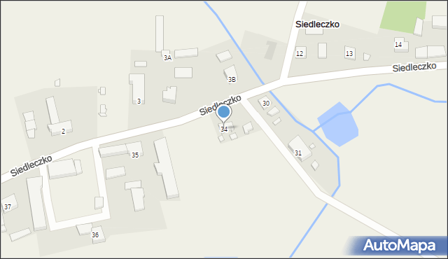 Siedleczko, Siedleczko, 34, mapa Siedleczko