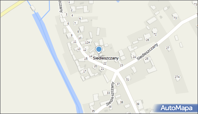 Siedleszczany, Siedleszczany, 18, mapa Siedleszczany