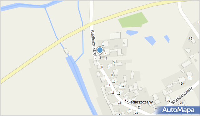 Siedleszczany, Siedleszczany, 3, mapa Siedleszczany