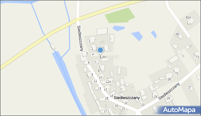 Siedleszczany, Siedleszczany, 5, mapa Siedleszczany