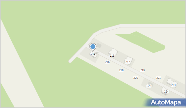 Siedlice, Siedlice, 214, mapa Siedlice