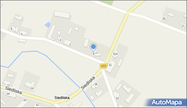 Siedliska, Siedliska, 2, mapa Siedliska