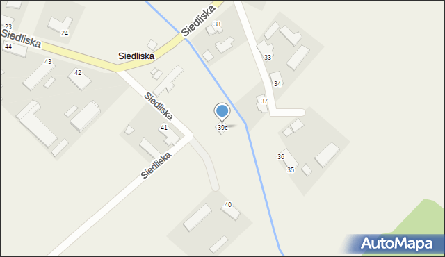 Siedliska, Siedliska, 39c, mapa Siedliska