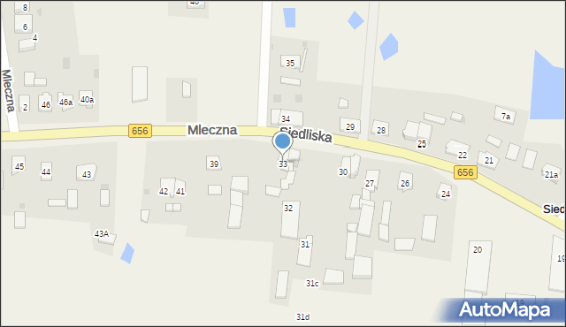 Siedliska, Siedliska, 33, mapa Siedliska