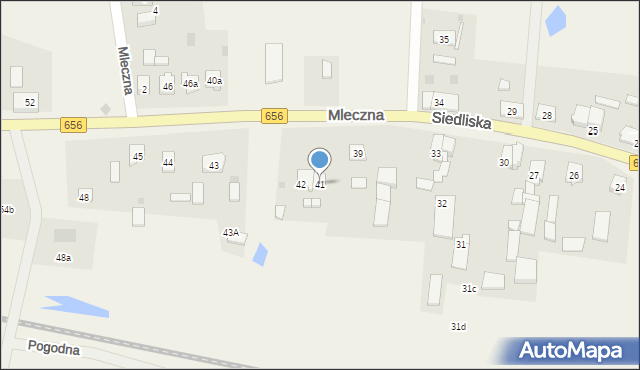 Siedliska, Siedliska, 41, mapa Siedliska