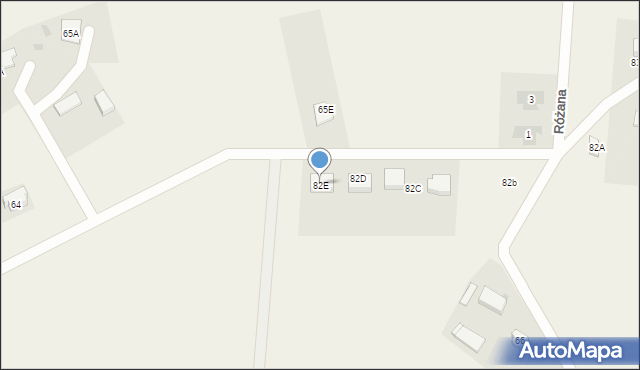 Siedliska, Siedliska, 82E, mapa Siedliska