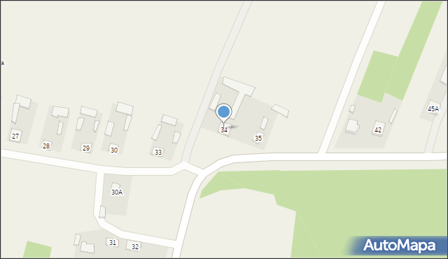 Siedliska, Siedliska, 34, mapa Siedliska