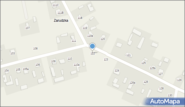 Siedliska, Siedliska, 122, mapa Siedliska