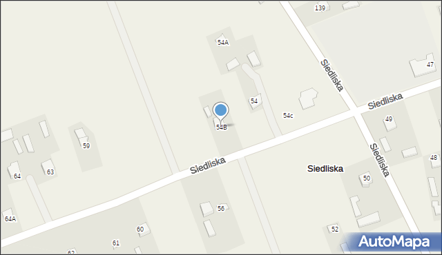 Siedliska, Siedliska, 54B, mapa Siedliska