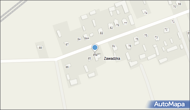 Siedliska, Siedliska, 85a, mapa Siedliska