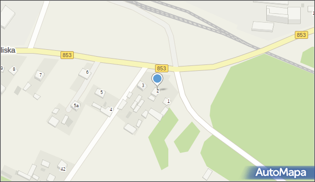 Siedliska, Siedliska, 2, mapa Siedliska