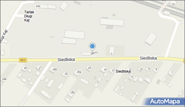 Siedliska, Siedliska, 24f, mapa Siedliska