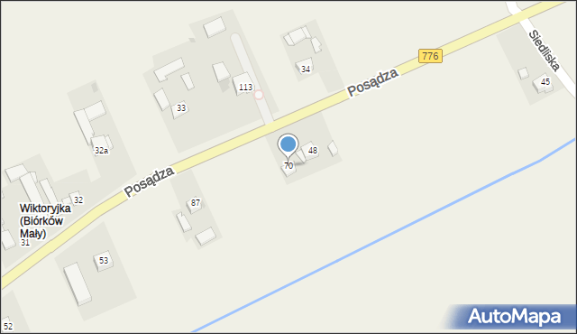 Siedliska, Siedliska, 70, mapa Siedliska