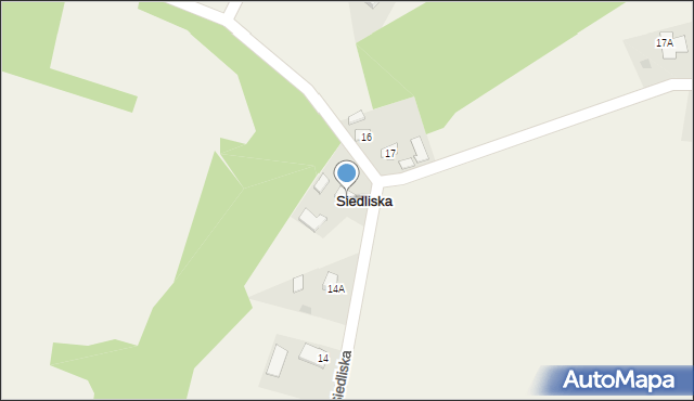 Siedliska, Siedliska, 15, mapa Siedliska