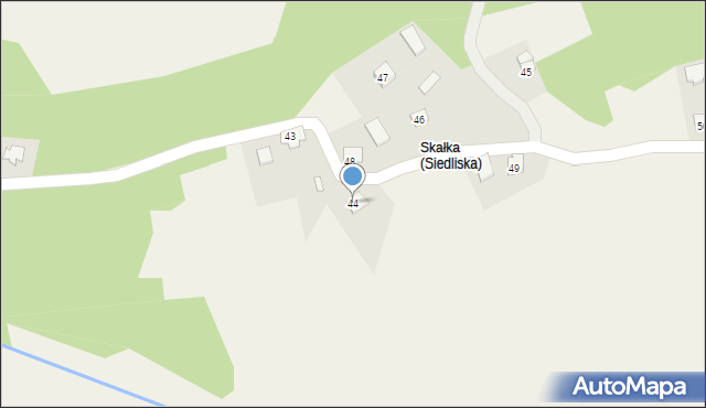 Siedliska, Siedliska, 44, mapa Siedliska