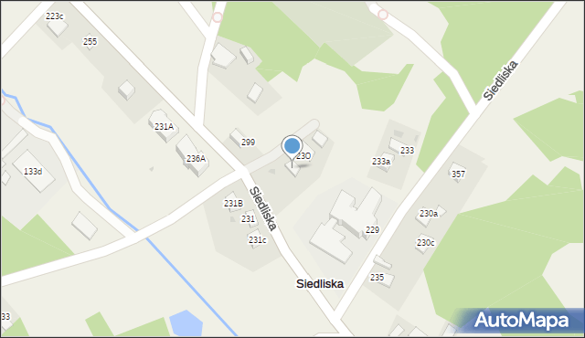 Siedliska, Siedliska, 230B, mapa Siedliska