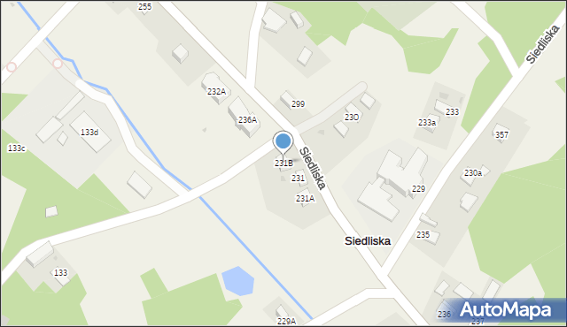 Siedliska, Siedliska, 231B, mapa Siedliska