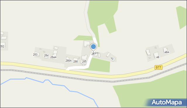 Siedliska, Siedliska, 267, mapa Siedliska