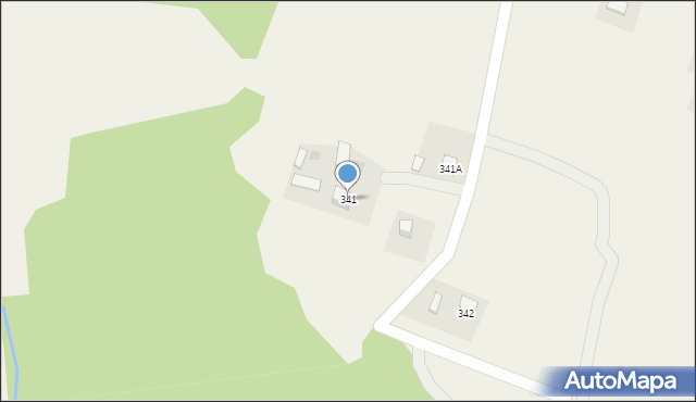 Siedliska, Siedliska, 341, mapa Siedliska