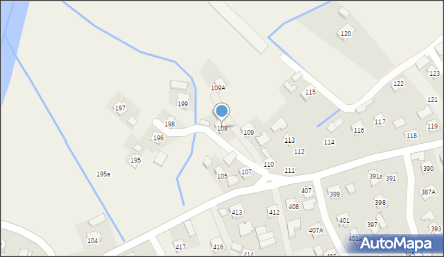 Siedliska, Siedliska, 108, mapa Siedliska