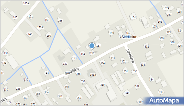 Siedliska, Siedliska, 156, mapa Siedliska