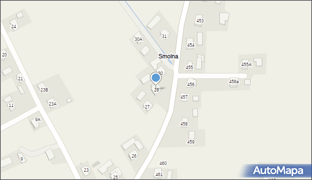 Siedliska, Siedliska, 28, mapa Siedliska