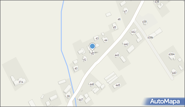 Siedliska, Siedliska, 42, mapa Siedliska