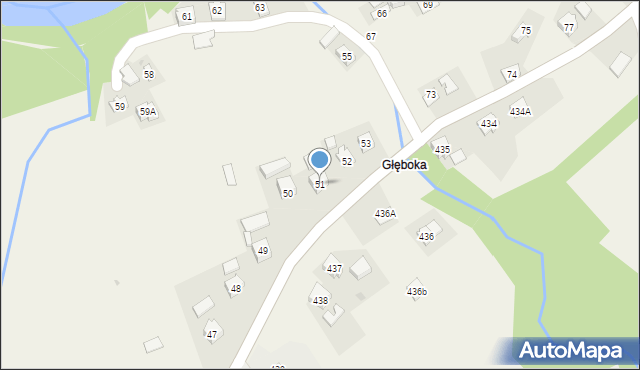 Siedliska, Siedliska, 51, mapa Siedliska