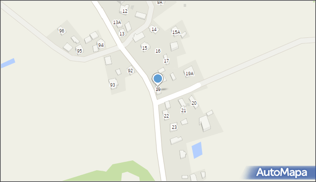 Siedliska, Siedliska, 19A, mapa Siedliska